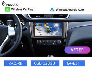 Nissan Χ-Trail (2014-2020) Android 13 | Οθόνη 10.1" | 6GB RAM +128GB ROM | Ασύρματο CarPlay & Aσύρματο Android Auto | GPS | WiFi | DSP | FM/RDS