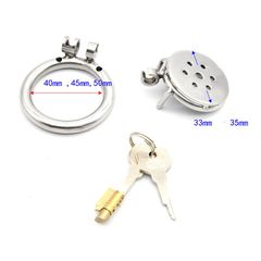 Lid Chastity Cock Cage Metal 4.5cm