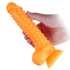 Silicone Realistic Dildo Gold-thumb-2