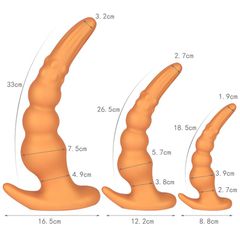 Octopus Silicone Butt Plug Model Golden -M