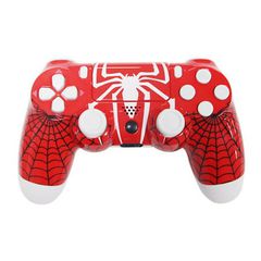 PS4 Wireless Controller Compatible with PS4 Analog Sticks/6-Axis Motion Sensor with Charging Cable (Red Spider) 13 0720230436072
