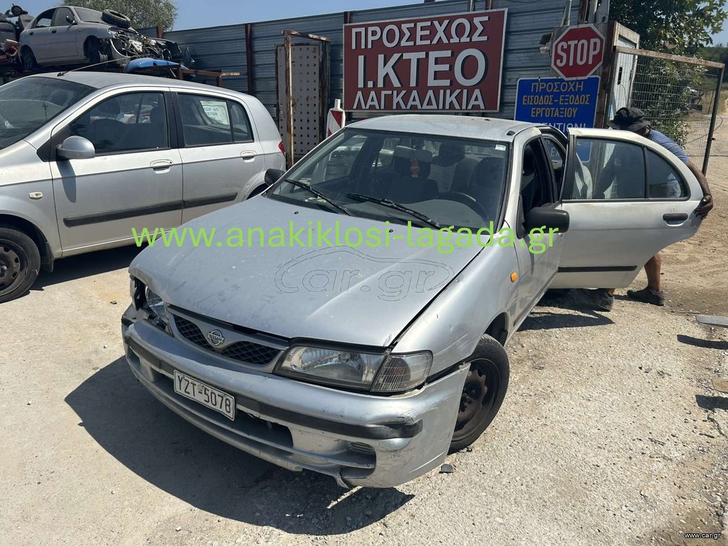 NISSAN ALMERA N15 1.4 ΜΕ ΤΥΠΟ GA14 ΓΙΑ ΑΝΤΑΛΛΑΚΤΙΚΑ anakiklosi-lagada