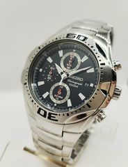 Seiko Alarm Chronograph Mens Watch 7T62-0GG0 A90416 ΤΙΜΗ 295 ΕΥΡΩ