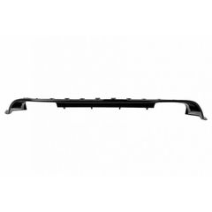 Diffuser Πίσω Προφυλακτήρα Για VW Golf VII (7.5) 17-20 Facelift R-Look Μαύρο Γυαλιστερό