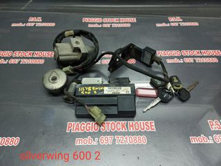 ΕΓΚΕΦΑΛΟΣ ME KΛΕΙΔΑΡΙΕΣ ΚΑΙ ΚΛΕΙΔΙΑ HONDA SILVERWING 600!!! PIAGGIO STOCK HOUSE! ΝΟ.1 ΣΕ ΟΛΗ ΤΗΝ ΕΛΛΑΔΑ!!