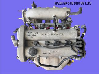 MAZDA MX-5 NB MK2/2,5 1998-2005 ΜΕΤΑΧΕΙΡΙΣΜΕΝΑ ΑΝΤΑΛΛΑΚΤΙΚΑ ( Κινητήρας βενζίνης 1.6cc με κωδικό B6 με 88.000 χιλιόμετρα )
