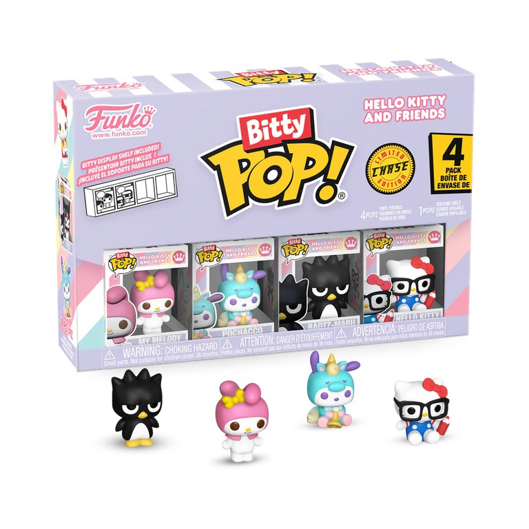SANRIO - Bitty Pop 4 Pack 2.5cm - My Melody