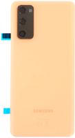 Samsung (GH82-24223F) Back Glass - Cloud Orange, Galaxy S20 FE (5G); SM-G781
