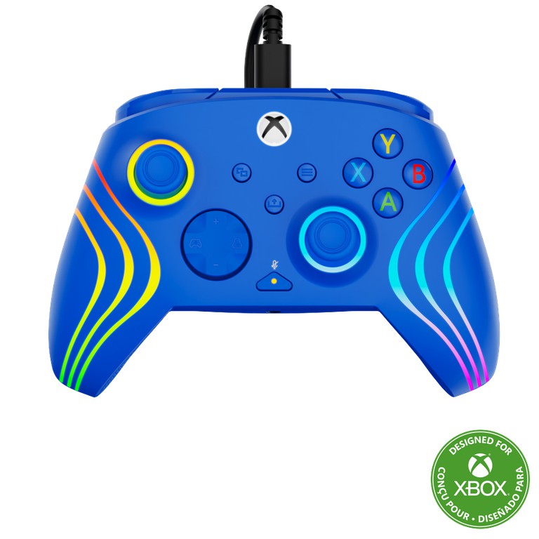 Turtle Beach Afterglow Wave Wired Controller - Blue / Xbox Series X