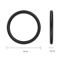 Small stretchy silicone penis ring 3.8 cm-thumb-1