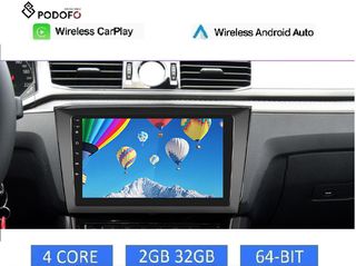 VW Golf (2010-2013) 9" Οθόνη Android Car Radio Navigation |2GB+32GB | Ασύρματο CarPlay & Aσύρματο Android Auto | GPS | WiFi | DSP | HiFi | FM/RDS