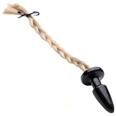 Blonde Pony Tail Butt Plug-thumb-5