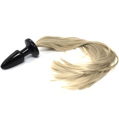Blonde Pony Tail Butt Plug-thumb-2