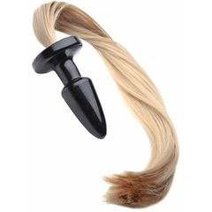 Blonde Pony Tail Butt Plug-thumb-4
