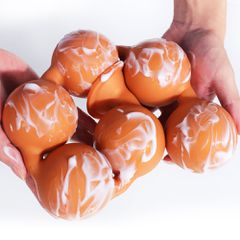 Anus Butt Plug with Suction Golden M 30cm-thumb-22