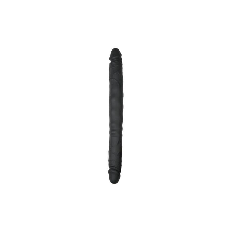 Silicone Double Ended Dildo Black 49cm (M)
