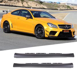 ΜΑΣΠΙΕΔΕΣ Mercedes-Benz C-Class W204 C204 & AMG C63 Black Series Design Side Skirts  2007-2014