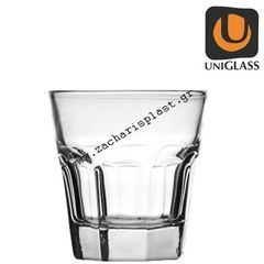 UNIGLASS (54047) ΠΟΤΗΡΙ ΓΥΑΛΙΝΟ ΚΡΑΣΙΟΥ MAROCCO 14cl - (12τεμ.)