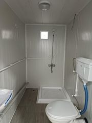 ΦΟΡΗΤΟ WC+ΝΤΟΥΣ 210Χ135Χ230 cm  ΜΕ ΣΥΝΔΕΣΗ ΣΕ ΔΙΚΤΥΟ ΚΑΙ ΥΔΡΕΥΣΗ