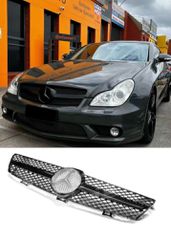 ΜΑΣΚΑ ΕΜΠΡΟΣ Mercedes-Benz CLS-Class W219 C219 Gloss Black AMG SLS Design Front Grill 2008-2010