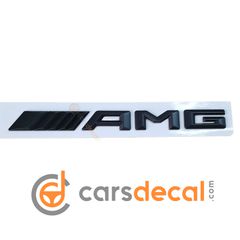 Σήμα Amg Μαύρο Μάτ για Mercedes