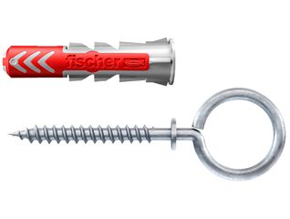 ΒΥΣΜΑ ΠΛΑΣΤΙΚΟ 08x40 OH ΜΕ ΒΙΔΟΘΗΛΙΑ 4τμχ DUOPOWER FISCHER 535006