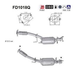ΦΙΛΤΡΟ DPF RENAULT KOLEOS 2.0 dCi 2008-   + NISSAN QASHQAI 2.0 dCi 2007-2013             KARALOIZOS exhaust