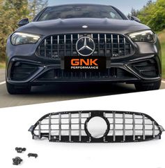 ΜΑΣΚΑ ΕΜΠΡΟΣ Mercedes-Benz CLE-Class C236 A236 AMG Panamericana Design Front Bumper Grille 2023-2025