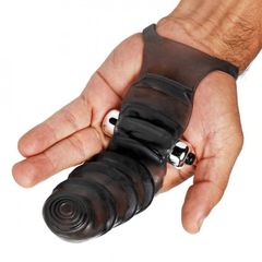 G-spot Vibrating Finger Black-thumb-1