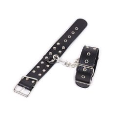 Two Row Hand Cuffs Black-thumb-1