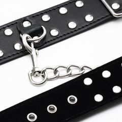 Two Row Hand Cuffs Black-thumb-4