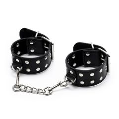 Two Row Hand Cuffs Black-thumb-3