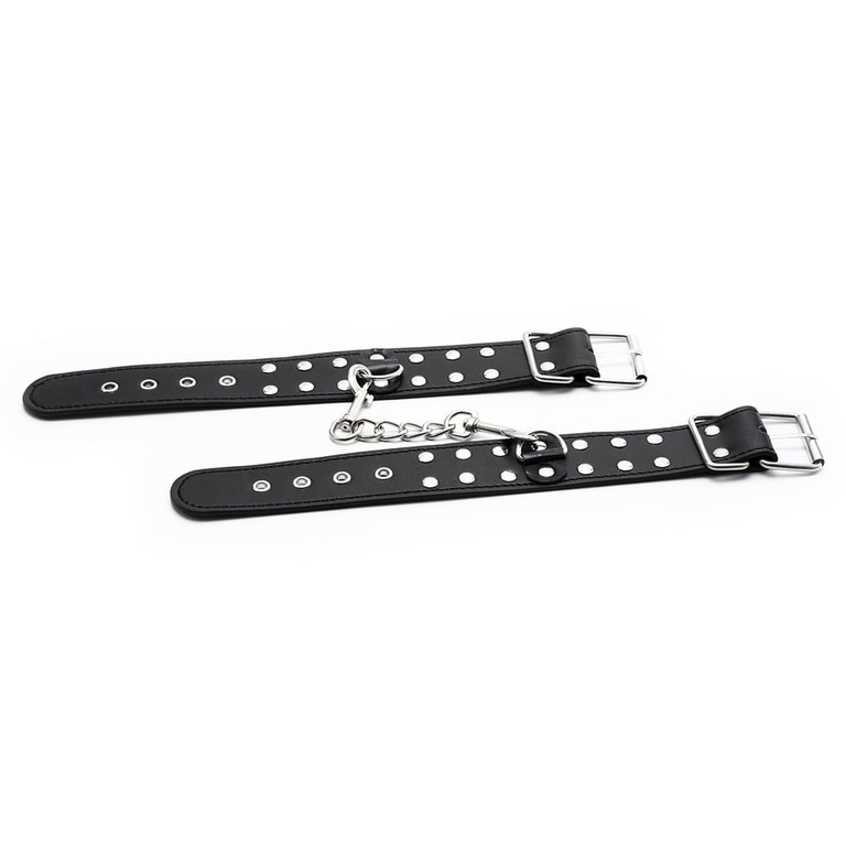 Two Row Hand Cuffs Black