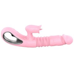 Clit Licking Rabbit Vibrator Pink-thumb-1