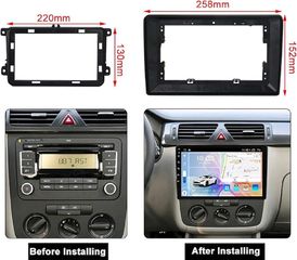 VW Eos (2006-2015) 10.1" Οθόνη Android Car Radio Navigation | 4GB+64GB | Ασύρματο CarPlay & Aσύρματο Android Auto | GPS | WiFi | DSP | FM/RDS