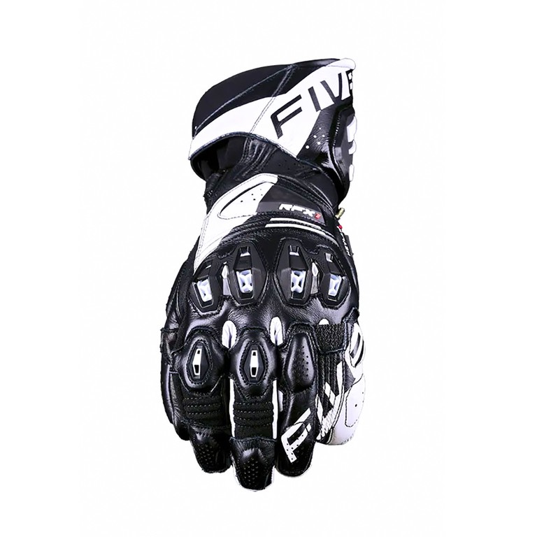 RFX1 EVO FIVE LEATHER GLOVES BLACK/WHITE