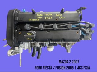 MAZDA 2 / FORD FIESTA / FUSION 2002-2008 ΜΕΤΑΧΕΙΡΙΣΜΕΝΑ ΑΝΤΑΛΛΑΚΤΙΚΑ ( Κινητήρας βενζίνης 1.4cc με κωδικό FXJA με 14.000 χιλιόμετρα )