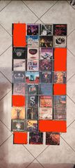 30 CD αυθεντικά HEAVY+THRASH METAL