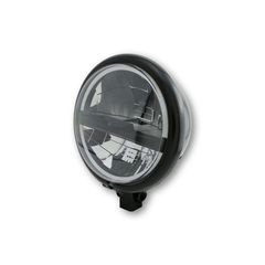 Highsider Pro 5 3/4 Inch Headlight Bates Style Type 5 Led Black Bottom Mount