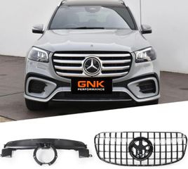 ΜΑΣΚΑ ΕΜΠΡΟΣ Gloss Black GT Panamericana Front Grill Grille Bodykit For Mercedes-Benz GLS Class X167 2023-2025