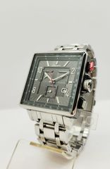 DKNY NY Men Square Chrono Stainless Watch & Band GRAY Dial Date 860709 Α90416 ΤΙΜΗ 280 ΕΥΡΩ