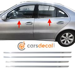 Mercedes W211 E-Class Διακοσμητικά Νίκελ Παραθύρων
