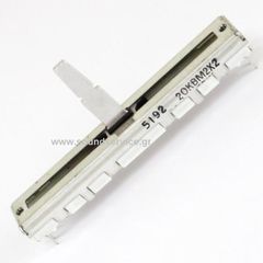 60mm STEREO 20KBM2X2 ΠΟΤΕΝΣΙΟΜΕΤΡΟ ΣΥΡΟΜΕΝΟ 20mm ΑΞΟΝΑ ΚΩΝΙΚΟ 8-ΕΠΑΦΩΝ PITCH