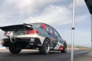 Mitsubishi Lancer 2003 14/05/2020 WORLD RECORD 0-400 7.6 FEG LUBR. 9SEC  GTR RAC.-thumb-9