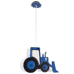 Παδικό κρεμαστό φωτιστικό Οροφής Tractor φαγάνα μονόφωτο 1 x E27 Μ40 x Π15.5 x Υ26.5cm