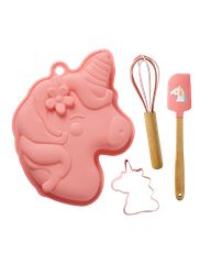 Rice - Baking Set Unicorn Love - Pink - Set of 4 / Baby and Children