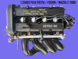 MAZDA 2 / FORD FIESTA / FUSION 2002-2008 ΜΕΤΑΧΕΙΡΙΣΜΕΝΑ ΑΝΤΑΛΛΑΚΤΙΚΑ ( Κινητήρας βενζίνης 1.250cc με κωδικό FUJA με 107.000 χιλιόμετρα )