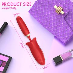 Biting thrusting Rose Vibrator-thumb-3