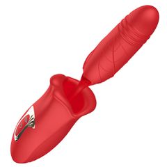 Biting thrusting Rose Vibrator-thumb-5