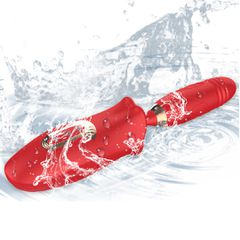 Biting thrusting Rose Vibrator-thumb-4